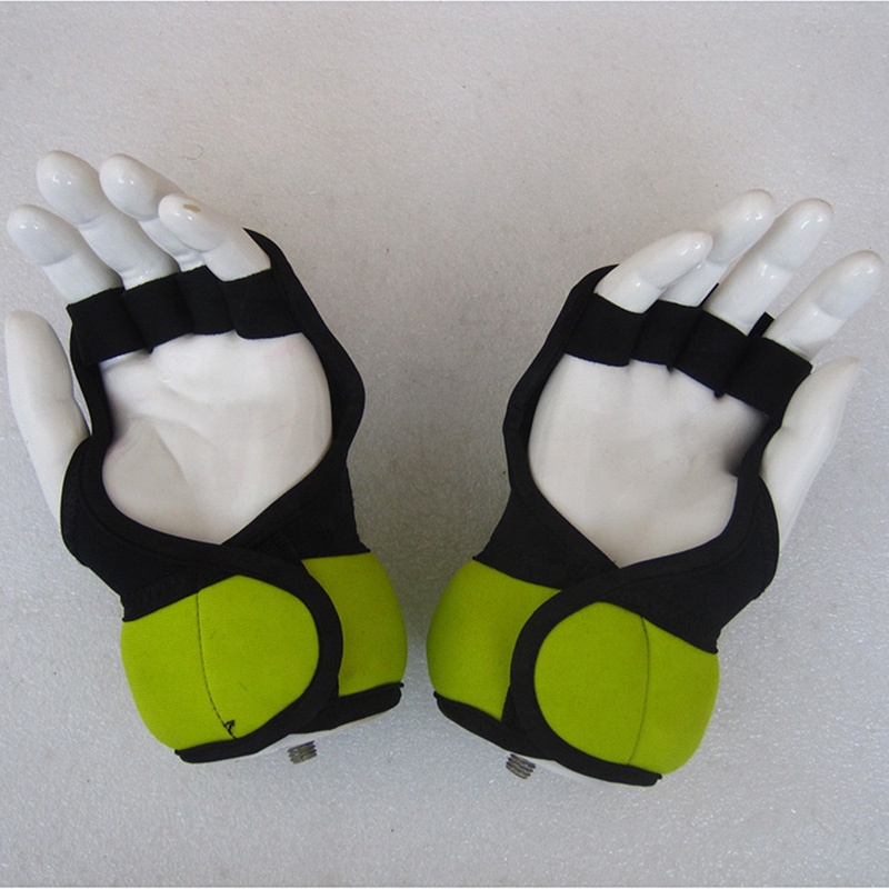 Fitness Workout  Women Men Hand Pink 2 Lbs Colorful Neoprene Bracelet Gloves Support Strength Training Wraps Wrist W