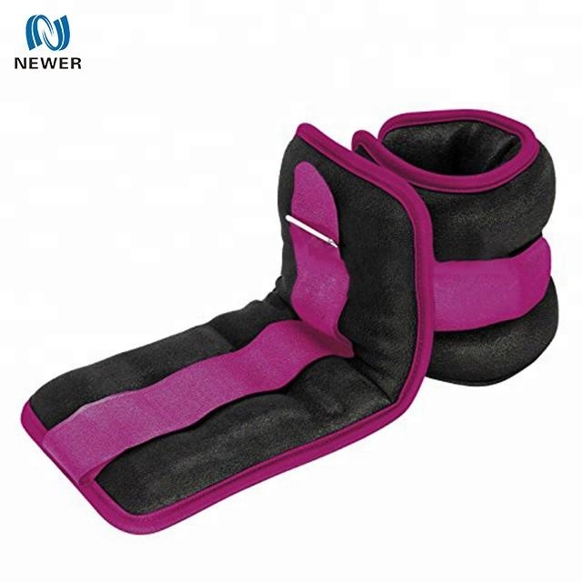 Durable Comfortable Gym Training Neoprene Ankle/Wrist Weights 1 Pair for 2lbs 3lbs 4lbs 6lbs 8lbs
