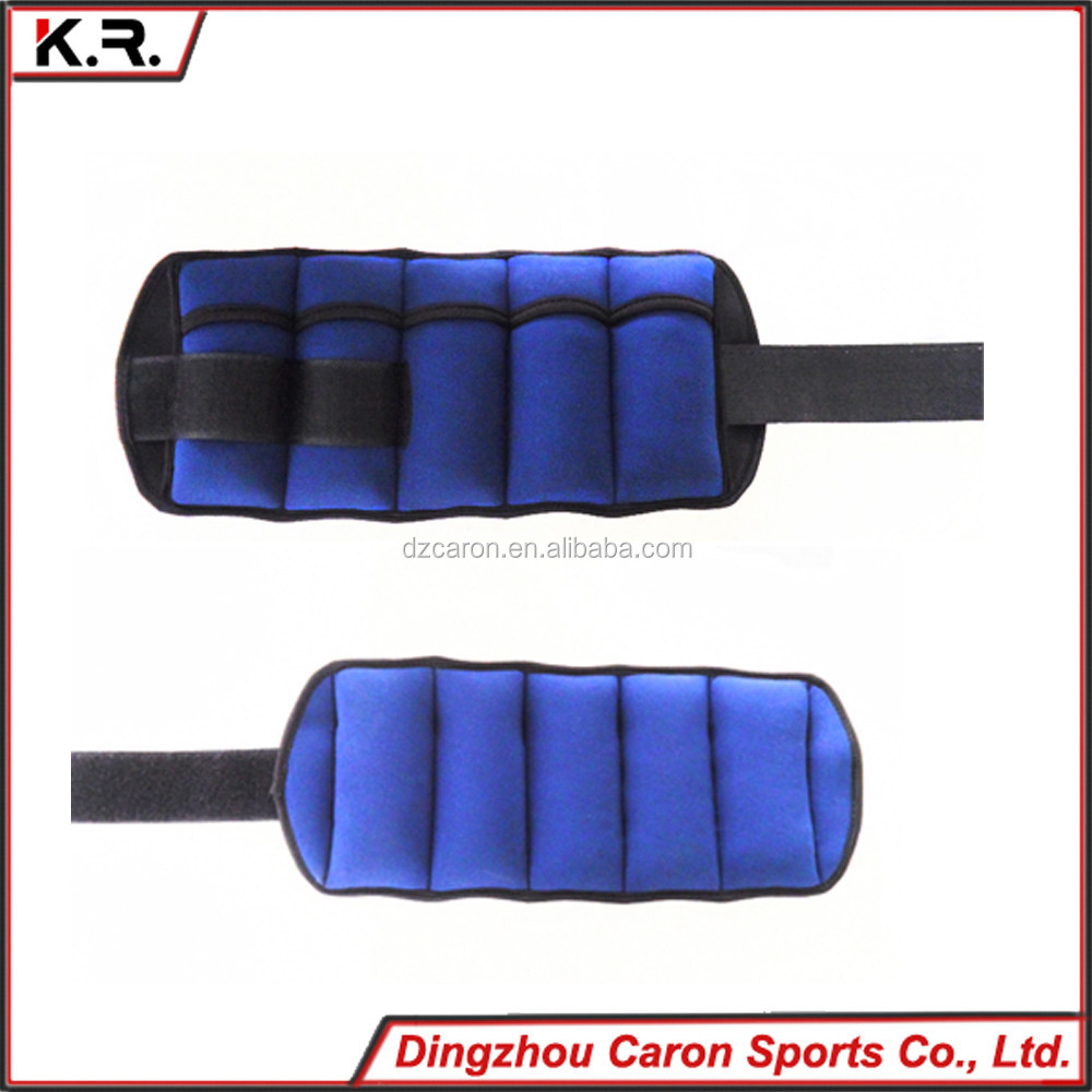   Neoprene Black Adjustable Arm Leg Ankle Wrist Weights Fitness Sandbags