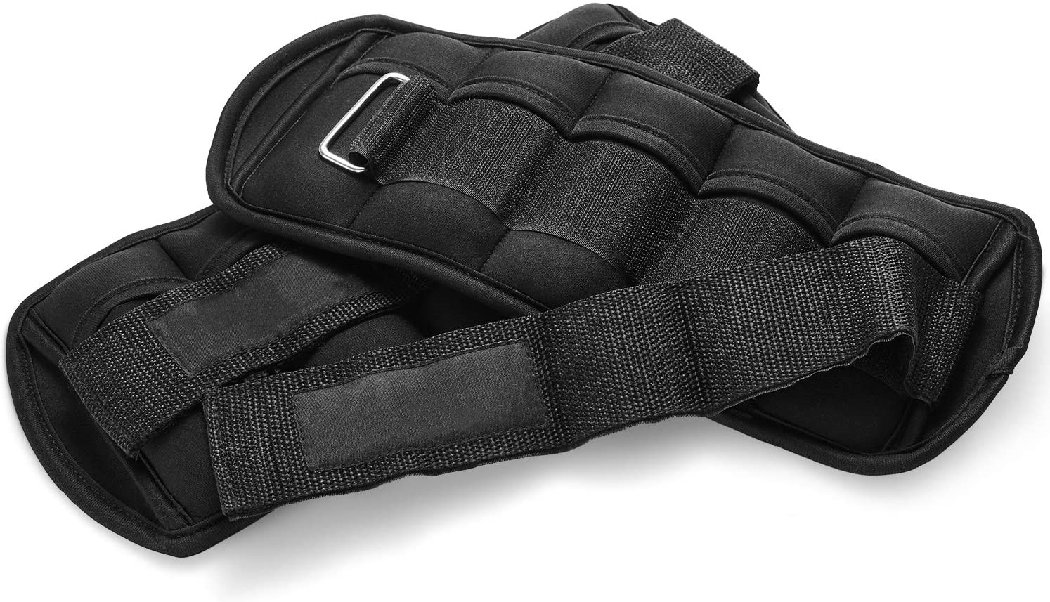   Neoprene Black Adjustable Arm Leg Ankle Wrist Weights Fitness Sandbags