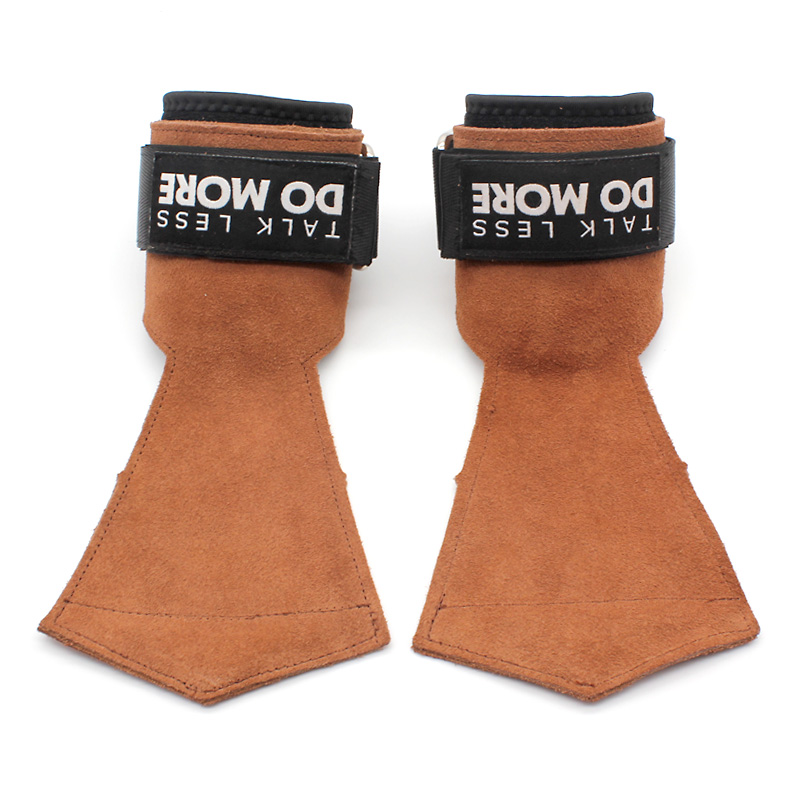 Aolikes Premium Weight Lifting Wrist Straps for Maximum Grip Support Deadlift Gloves Cowhide Hand Grip Pads