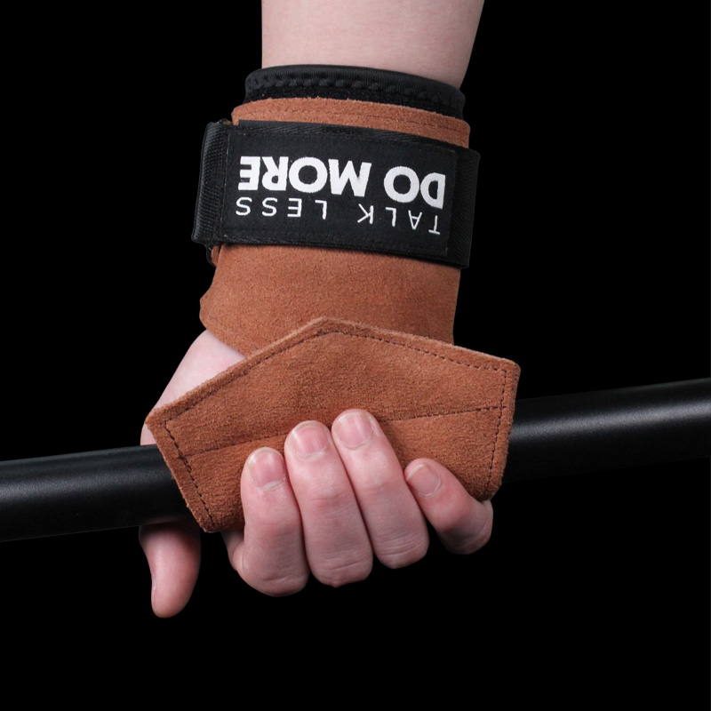 Aolikes Premium Weight Lifting Wrist Straps for Maximum Grip Support Deadlift Gloves Cowhide Hand Grip Pads