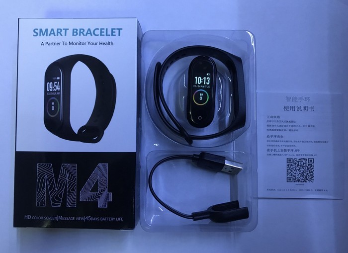 M4 Smart Sport Bracelet MP3 Playback Smart Watch Pressure SMS Card Answer Call Sport Watch