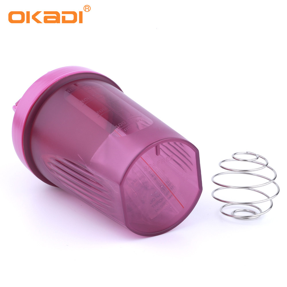 400ml High Quality  Sport BPA free Plastic Shaker Bottle with  