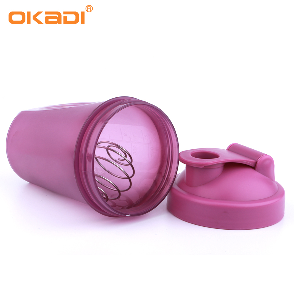 400ml High Quality  Sport BPA free Plastic Shaker Bottle with  