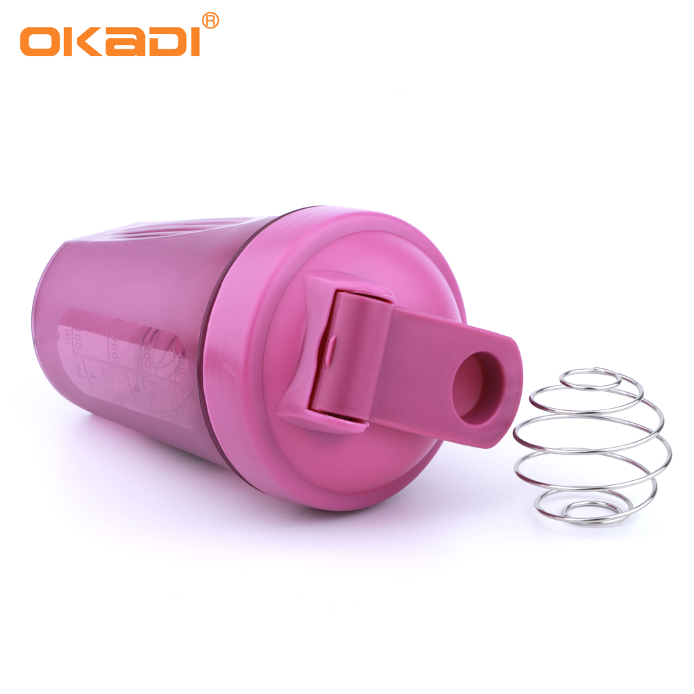 400ml High Quality  Sport BPA free Plastic Shaker Bottle with  