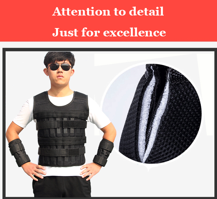 Fitness vest weight weighted vest plate 30kg for running men fitness 50kg sand 50kg 20 lbs for autism for outdoor