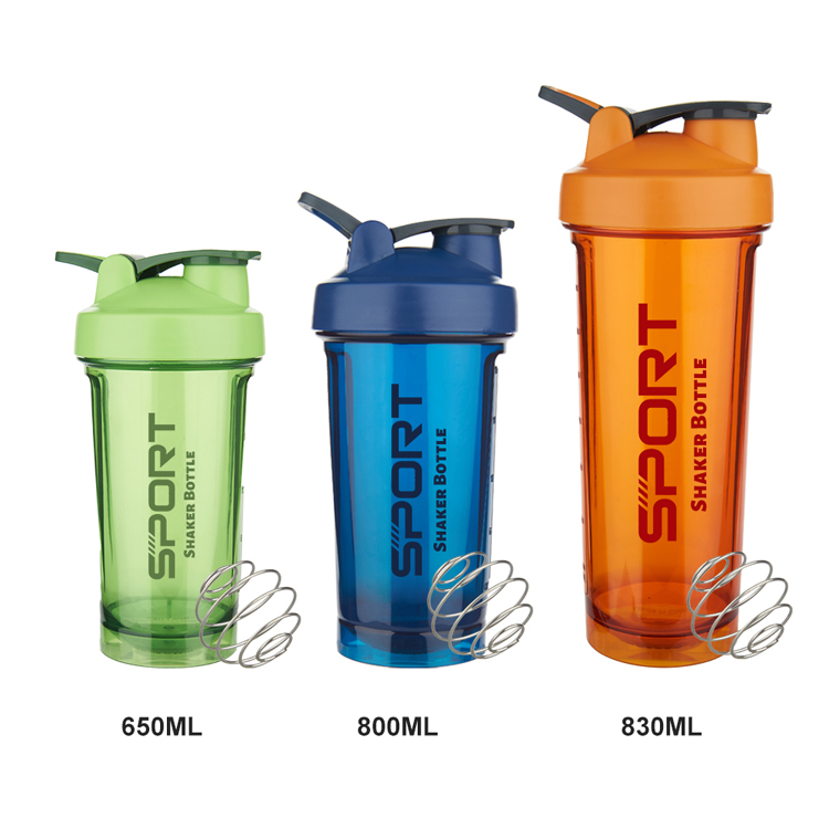  830ml Personalized   Protein Sport Plastic Cup Shaker Bottle