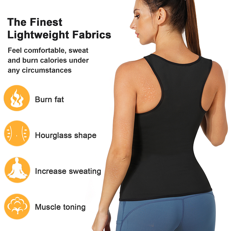 Women Slimming Sauna Suits Workout Weight Loss 5 Times Sweats Crazily Hot Sauna Sweat Vest