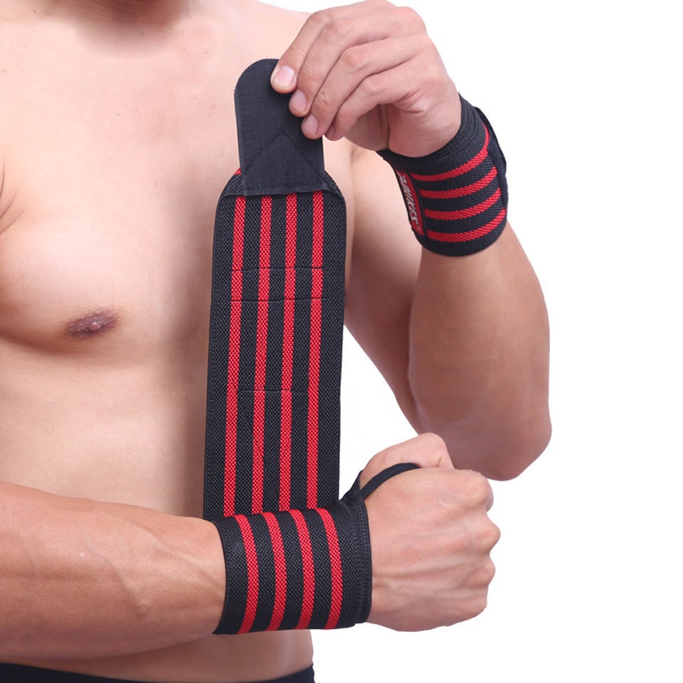 Elastic Adjustable Sport Support  Powerlifting Wrist Wraps