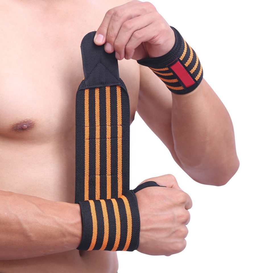 Elastic Adjustable Sport Support  Powerlifting Wrist Wraps