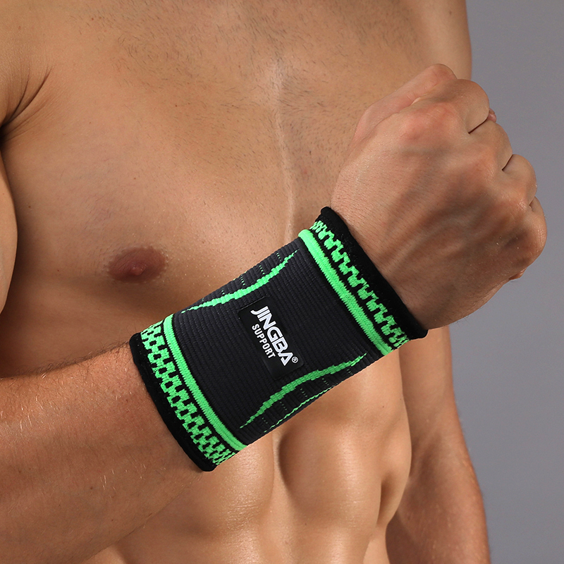 JINGBA SUPPORT 6017A Hot sale nylon breathable Wrist Wraps great for All typs of sports sweathand wristband Wrist Suppor