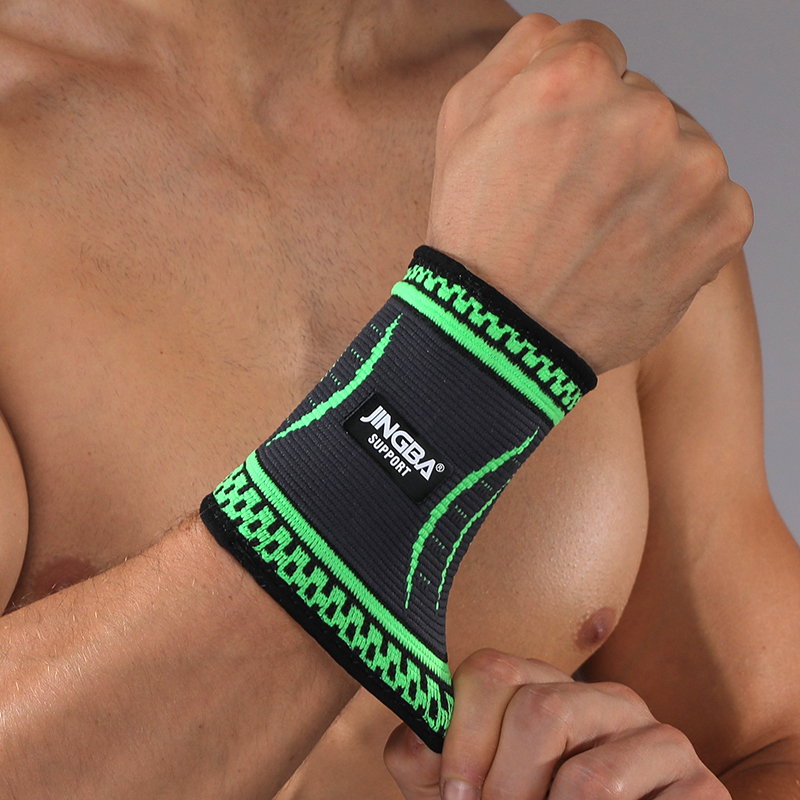 JINGBA SUPPORT 6017A Hot sale nylon breathable Wrist Wraps great for All typs of sports sweathand wristband Wrist Suppor