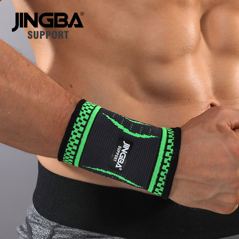 JINGBA SUPPORT 6017A Hot sale nylon breathable Wrist Wraps great for All typs of sports sweathand wristband Wrist Suppor