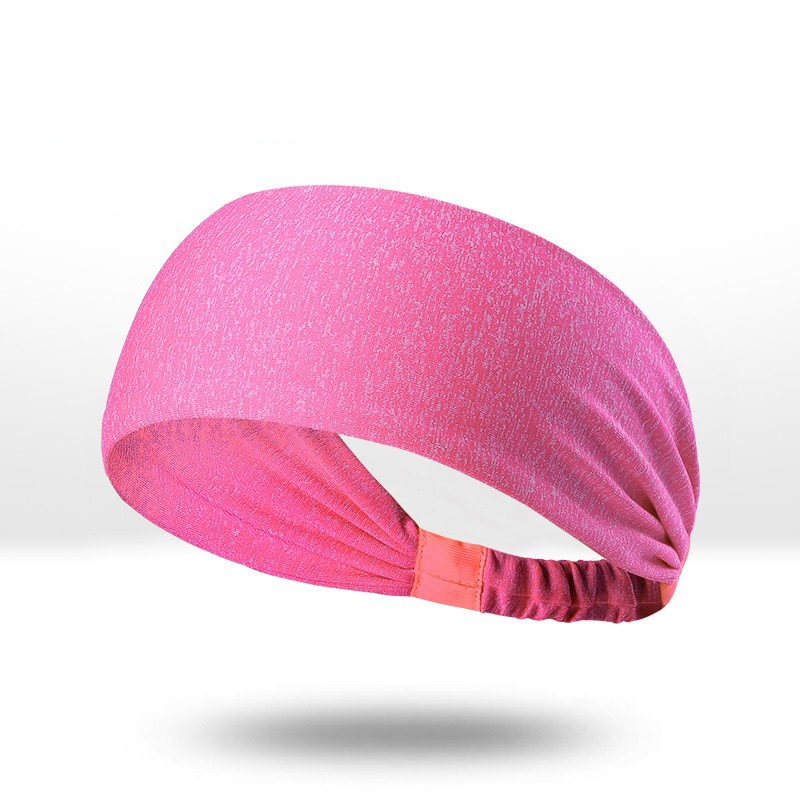 Absorb sweat breathable portable women men hot sale low price sports non-slip headband sport sweatband