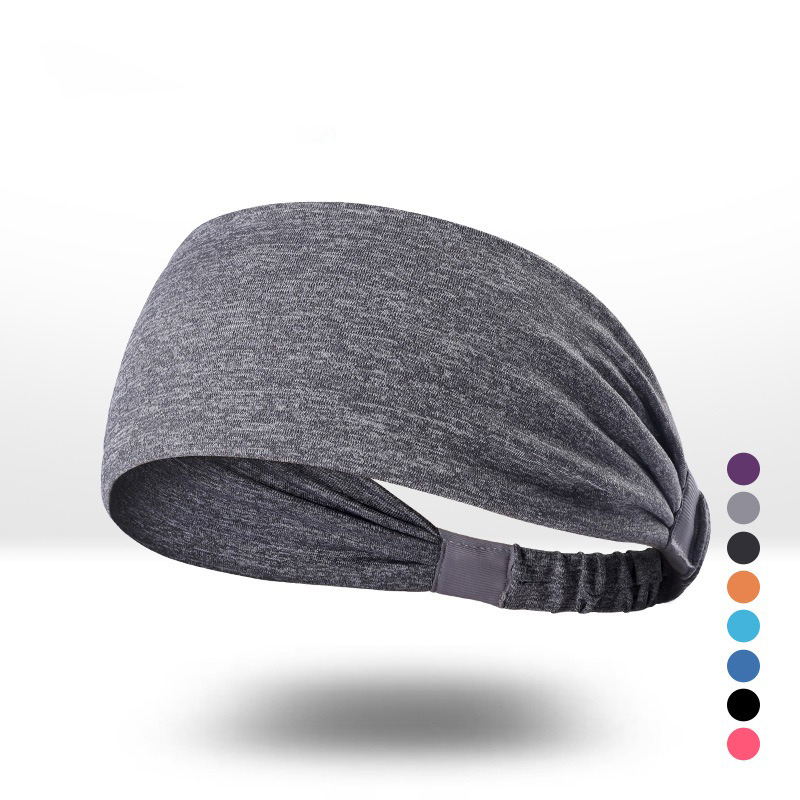 Absorb sweat breathable portable women men hot sale low price sports non-slip headband sport sweatband