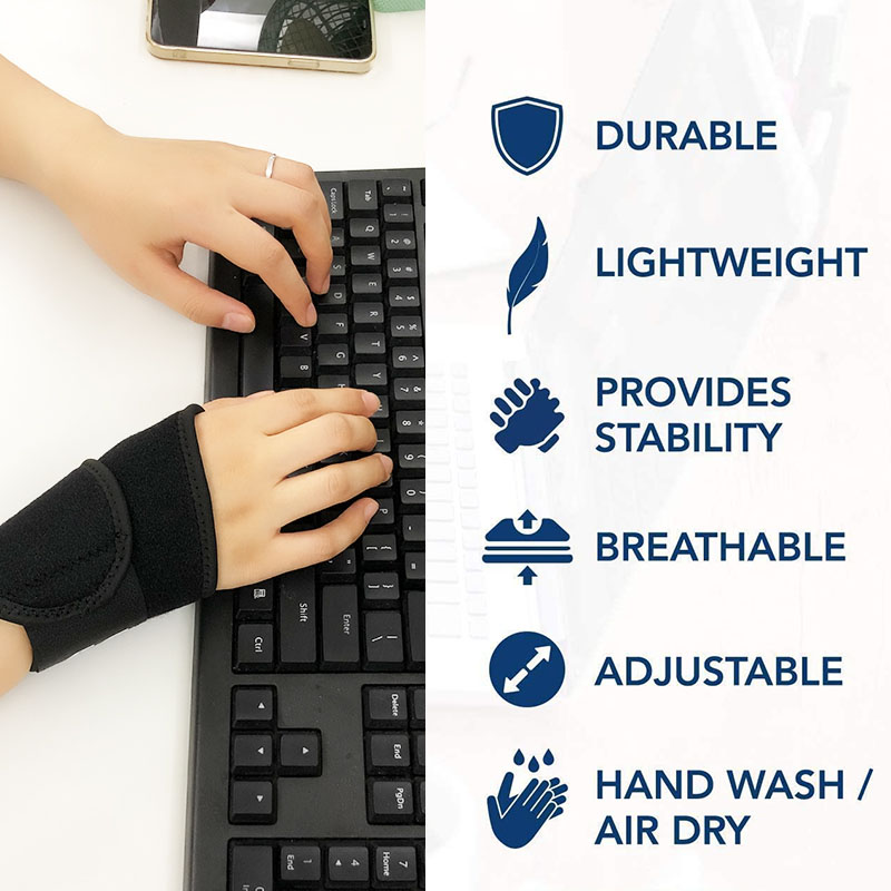 Weight lifting thumb loop gym wrist support straps adjustable wrist wraps for fitness workout