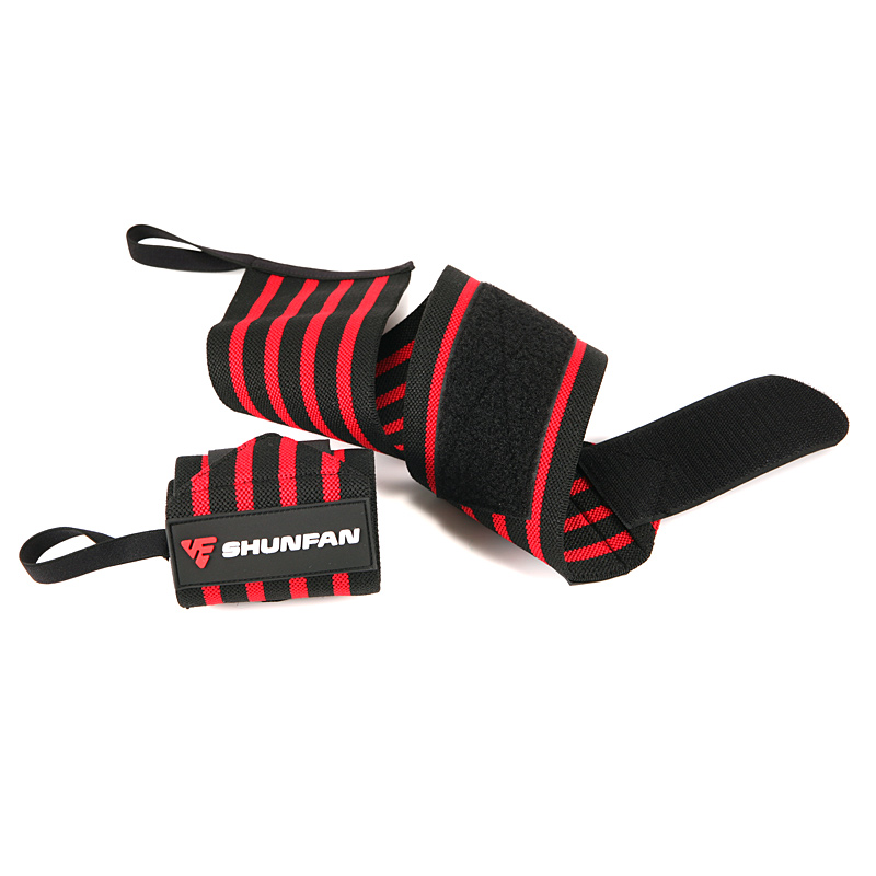 Colorful striation Wrist Brace Weight Lifting protective wrist straps Workout protect from sprains Wrist Wraps