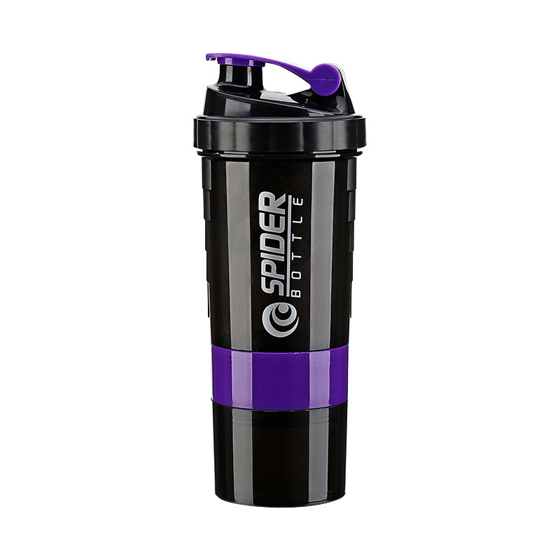 Eco friendly Gym Outdoor Sports Bottle Leakproof Water Bottles Plastic Fitness Protein Shaker Bottle With Powder Box