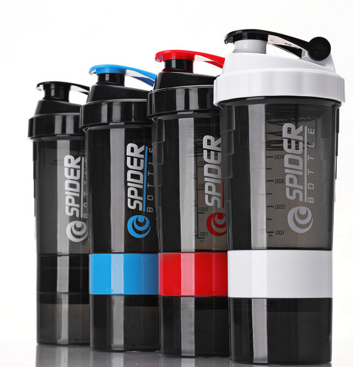 Classic Loop Top Shaker Sports Water Bottle, Recycled Plastic BPA Free Gym Protein Shaker Bottle