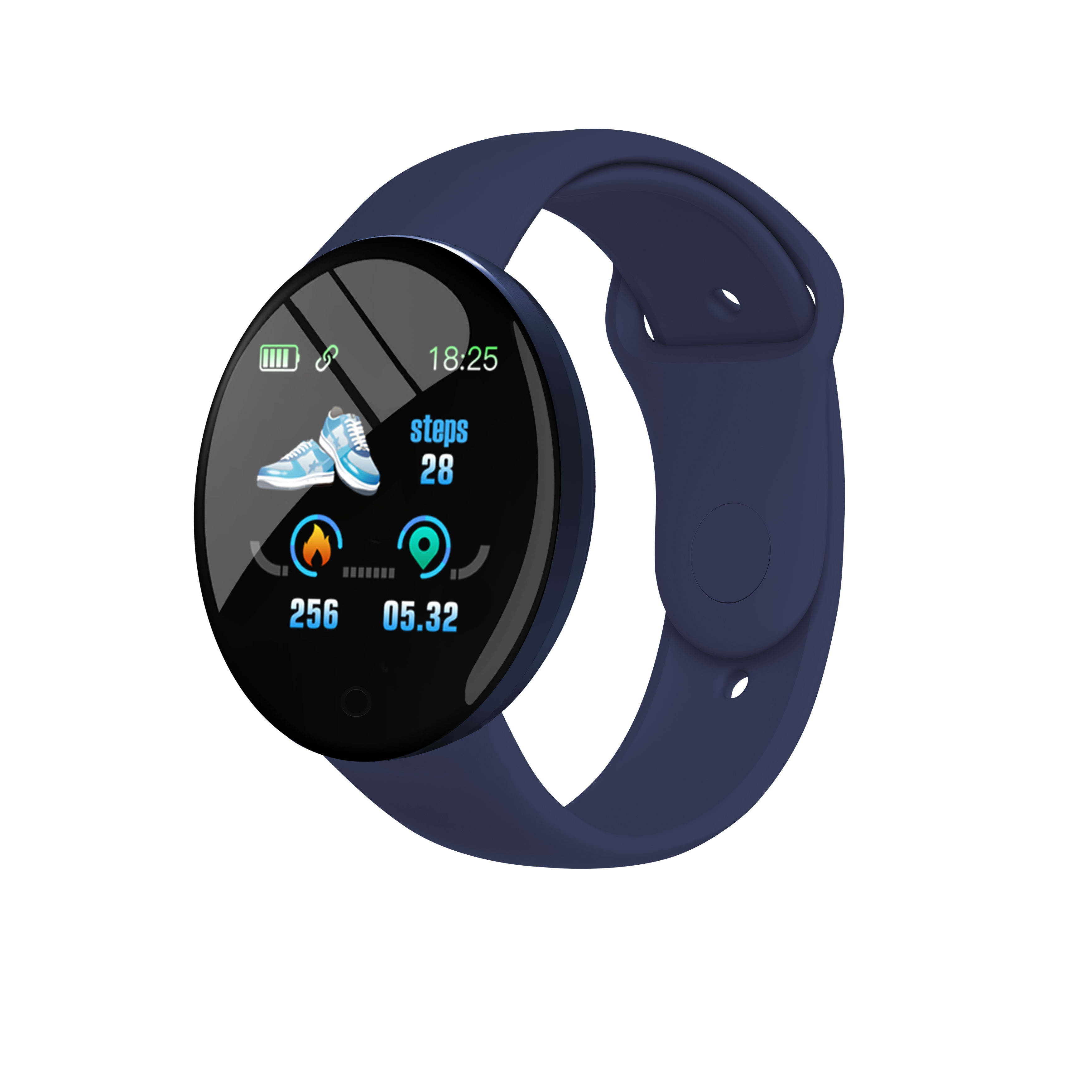 watches round screen ip67waterproof d18 smartwatch Smart Watch Blood Pressure Heart Rate Sport Monitor Smartwatch d18