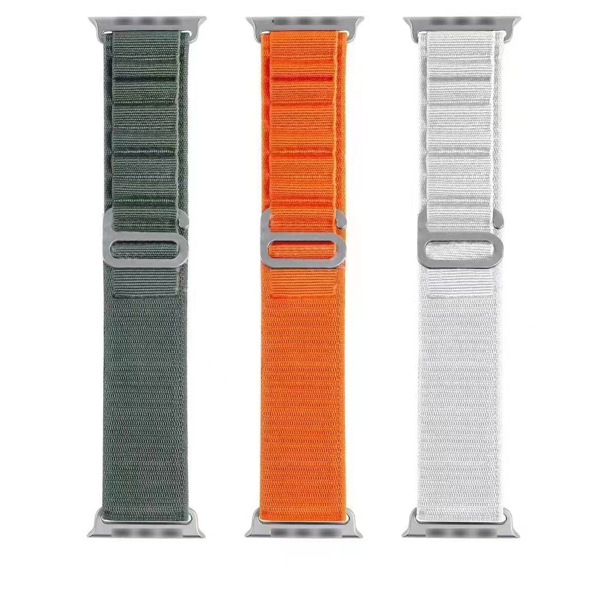 2022 Fashion Adjustment Nylon Watch Strap with stainless steel Buckle For Iwatch Series 8 Sport Watch Band For Apple Wat