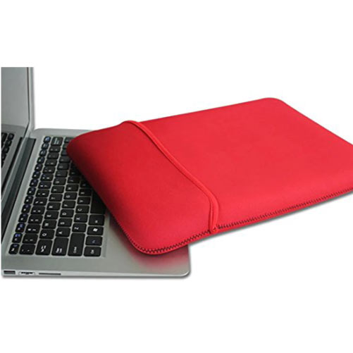 11.6  Portable Red Cute Computer Pouch Carry Cover Case Soft Universal Puffy Neoprene Laptop Sleeve Without Zipper