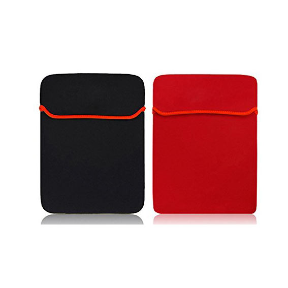 11.6  Portable Red Cute Computer Pouch Carry Cover Case Soft Universal Puffy Neoprene Laptop Sleeve Without Zipper