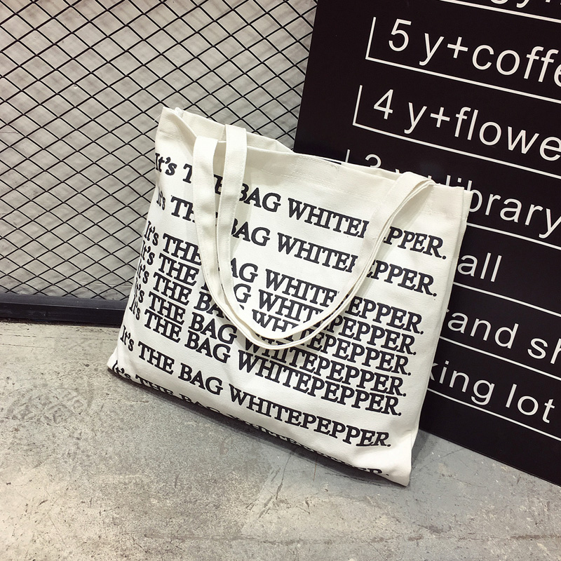 High Quality And Latest Design Tote Shopping Bag Shoulder Canvas Bag