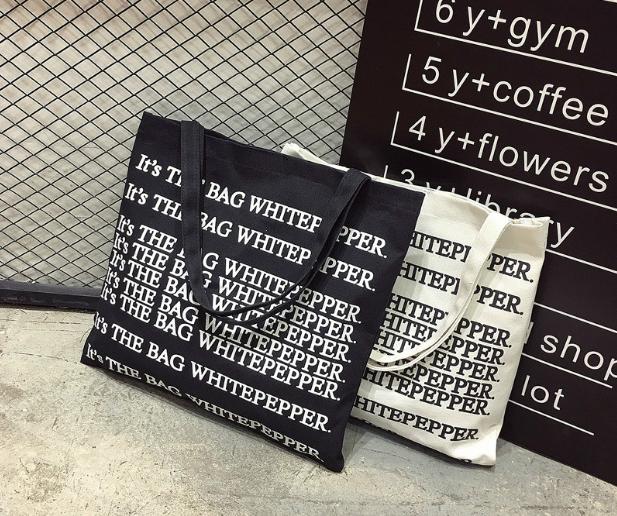 High Quality And Latest Design Tote Shopping Bag Shoulder Canvas Bag