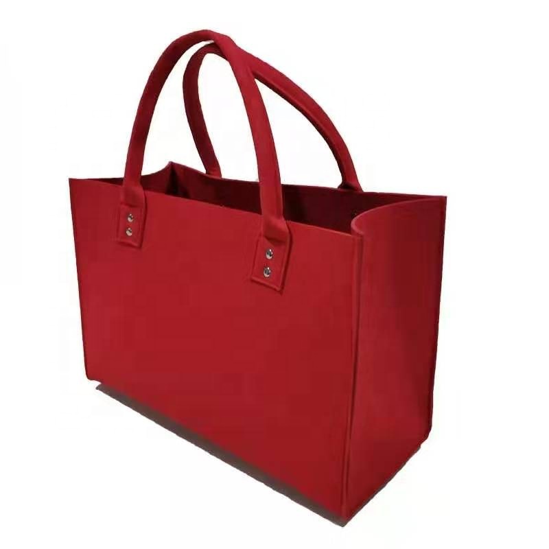 Fashion simple shopping bag felt shopping bag felt tote bag