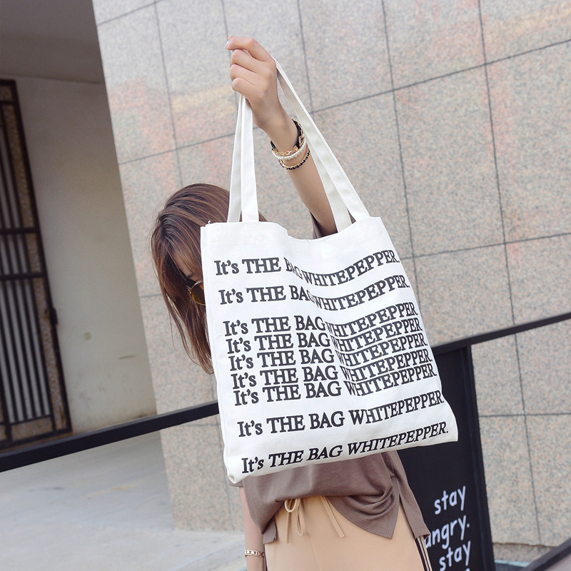 High Quality And Latest Design Tote Shopping Bag Shoulder Canvas Bag
