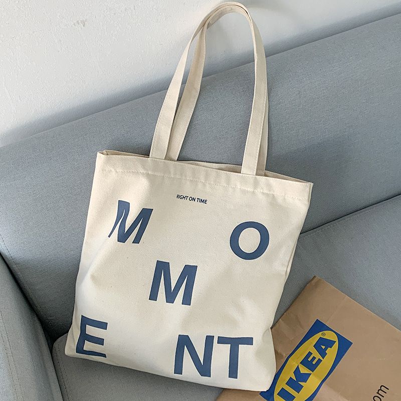 2022  manufac fashion cheap women canvas tote shopping shoulder tote bag