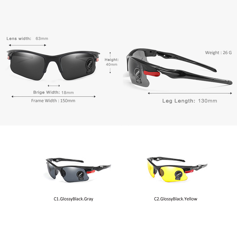HBK New Sports Cycling Sunglasses Men Women G0304