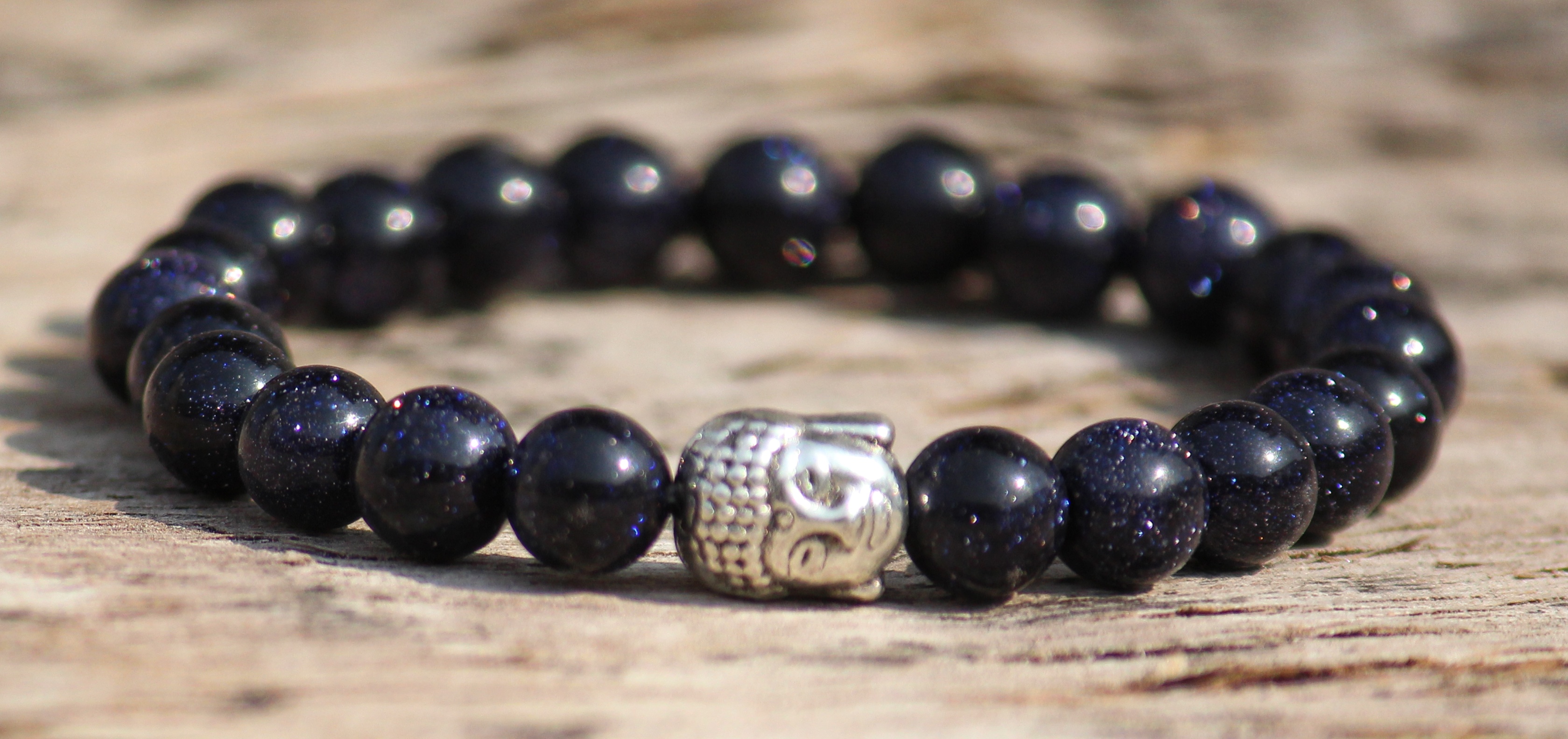 Blue Sun Sitara Stone  bracelet for MEN & Woman (On Stretch) AAA Quality