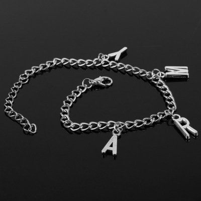 ARMY Letter Charm Bracelet Initial for Women Men Teen Kpop Boys Jewelry Korean Style Birthday Gifts