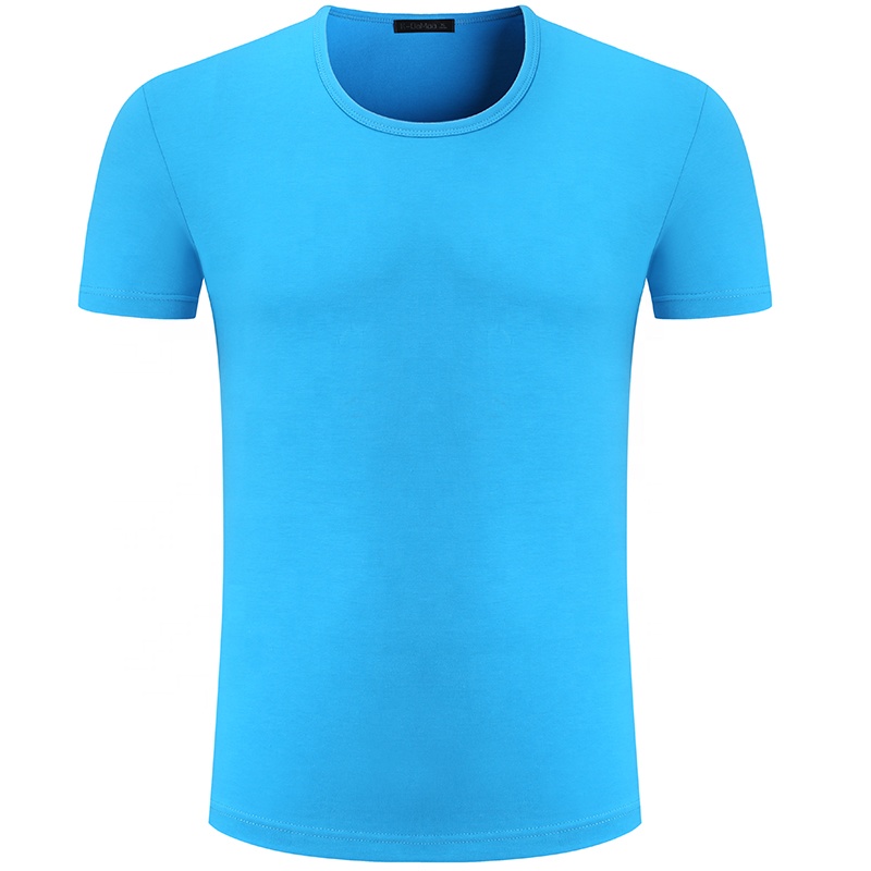 T-Shirt   Spandex Quick Dry Men's T-Shirt Short Sleeve