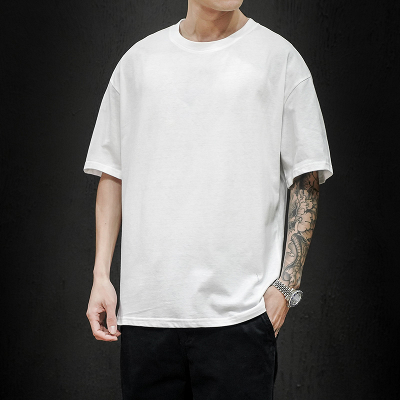 New Summer Men's T Shirt 2022 T Shirt Mens Oversized Hip Hop Short Sleeve Cotton Mens Streetwear Top Tees