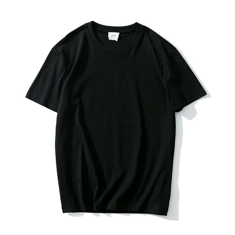 High Quality 100% Cotton Summer   Print T-shirt Men's Blank Plain T Shirts Premium Cotton 210gsm T Shirt