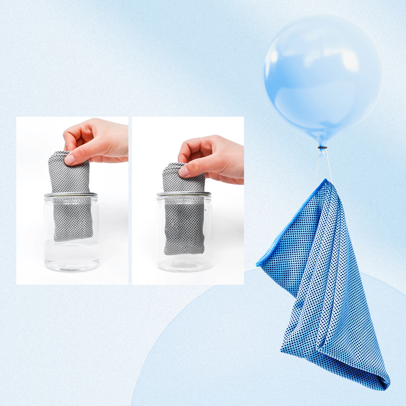 Fashion yoga  microfiber sports cold towel Super soft light weight hiking gym instant cooling Fitness Wristban
