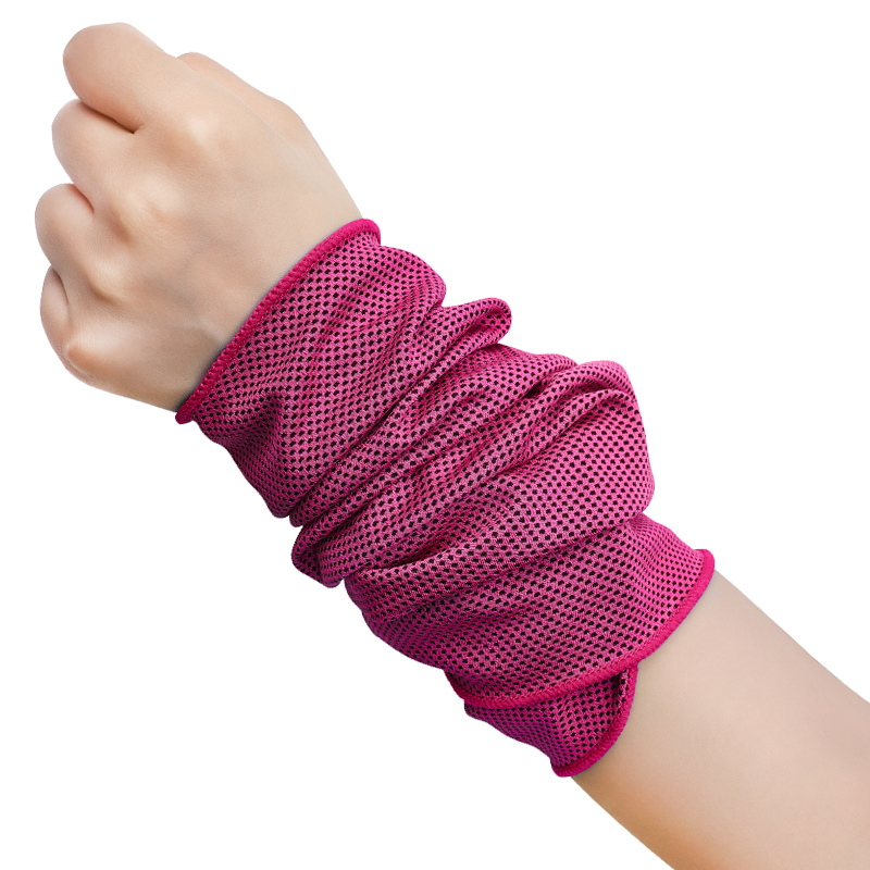 Fashion yoga  microfiber sports cold towel Super soft light weight hiking gym instant cooling Fitness Wristban