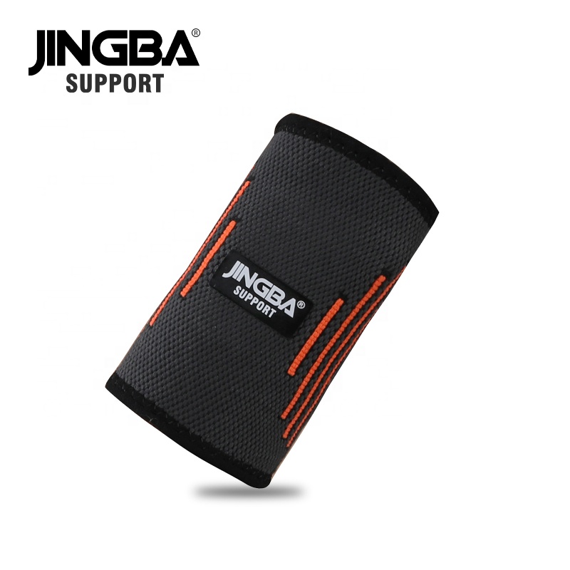 JINGBA SUPPORT 9017B Tennis Wrist Support Nylon Sport Safe Cheap Wristbands For Basketball powerlifting wrist brace Cust