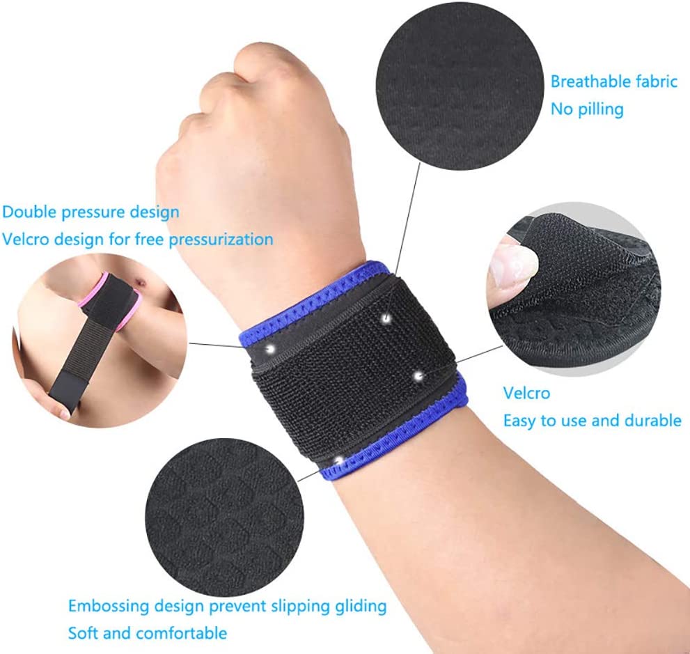 Dynamics Brace Compression Wrist Strap Adjustable Sports Wristband 1 PCS Support Wrist for Men Women Effective Pressure