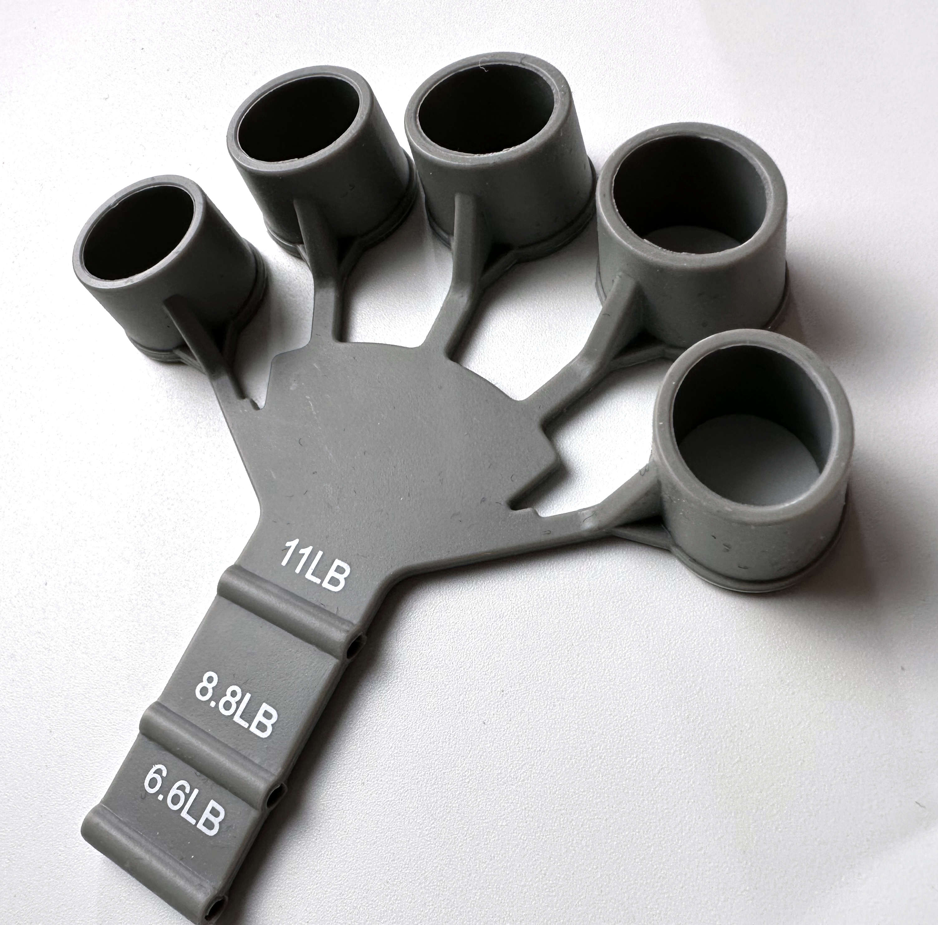 Hand Resistance Band Grip Wrist Stretcher Finger Forearm Trainer Exercise Carpal Expander Silicone Finger Gripper