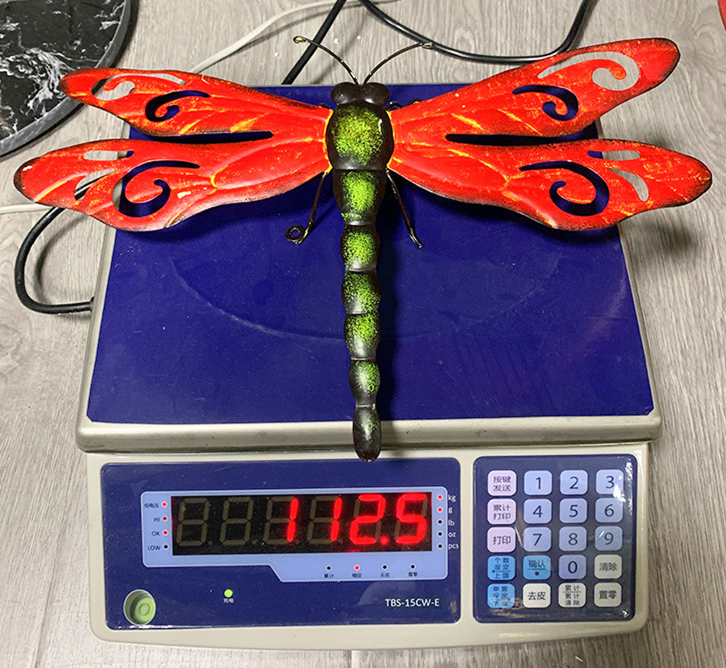 Wall Hanging Garden Balcony Lawn Porch Home Iron Art Indoor Outdoor Craft Backyard Farmhouse Metal Dragonfly Decor