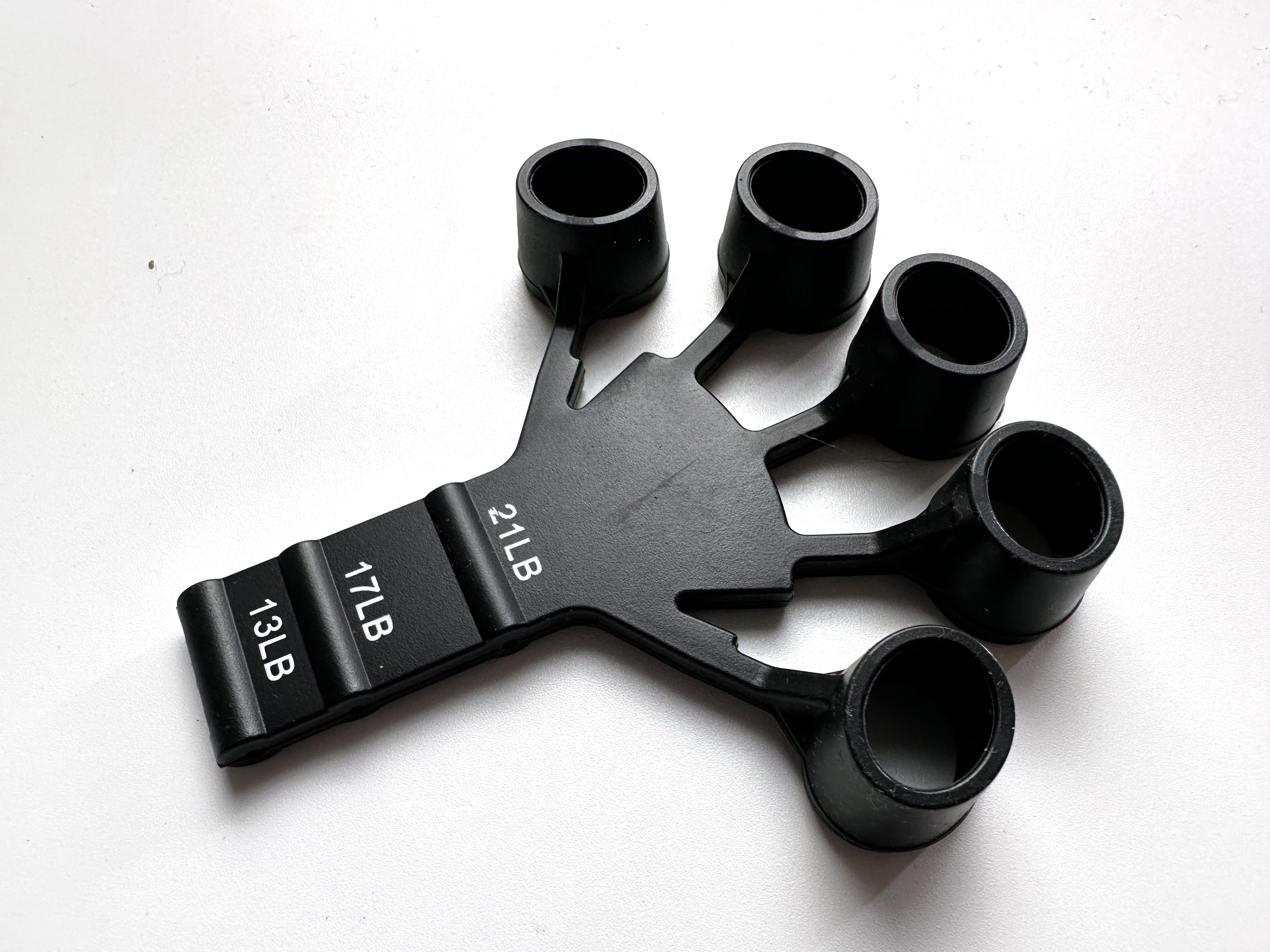 Hand Resistance Band Grip Wrist Stretcher Finger Forearm Trainer Exercise Carpal Expander Silicone Finger Gripper