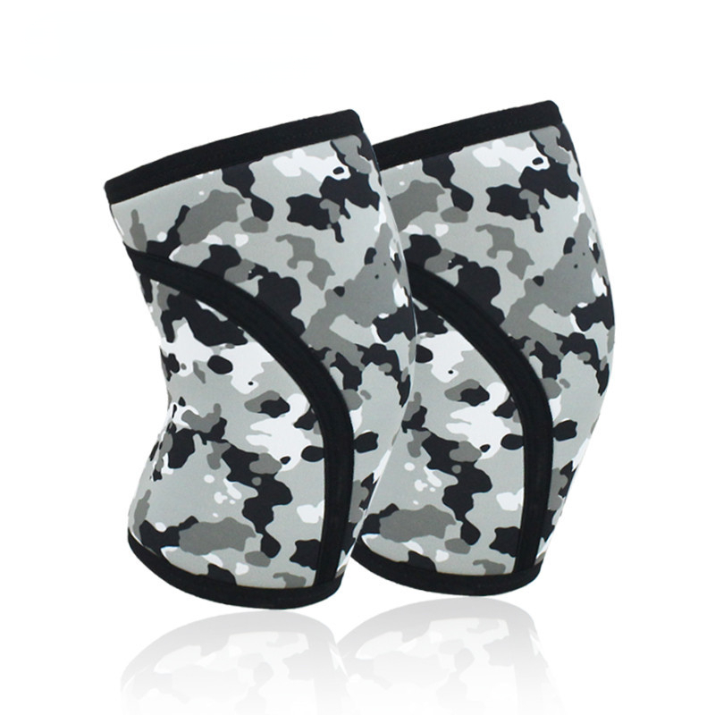  Weightlifting 9Mm 7 Mm Fitness Elbow & Knee Pads Brace Squatting Support Squat Knee Sleeve