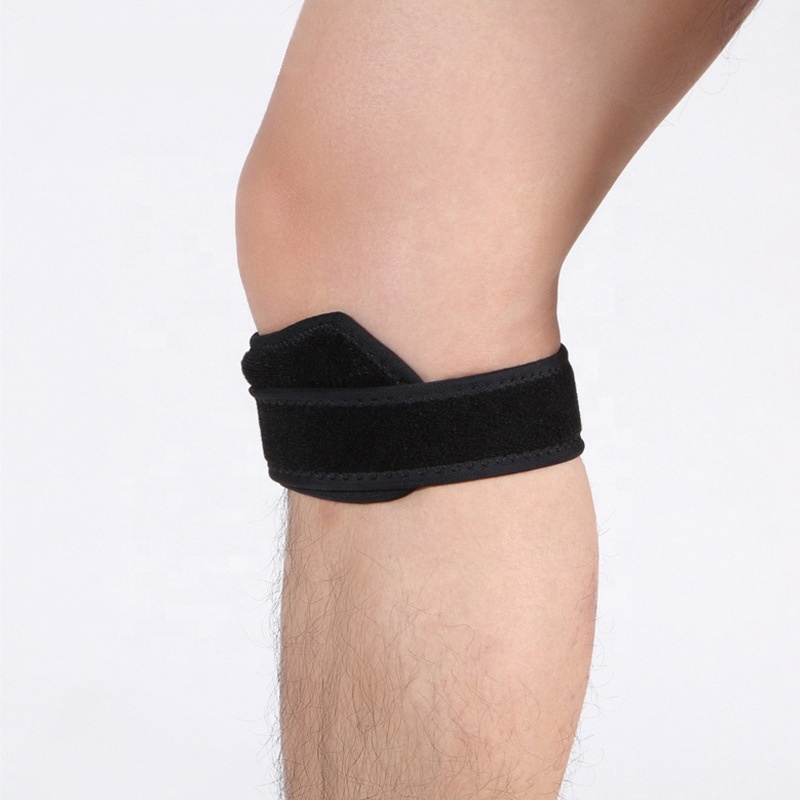 Workout  Price Climbing Black Strap Protection Support Adjustable Patella Guard Brace Neoprene Support Mtb Knee El