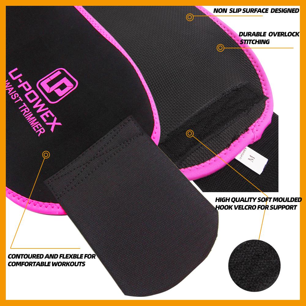 DAVI Waist Trimmer Fitness Slimmer Belt Weight Loss Wrap Belly Fat Burner Low Back Support Waist Trainer for Men Women