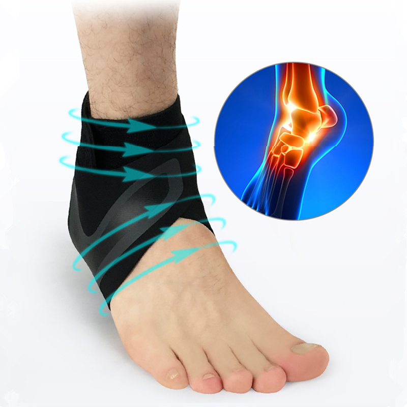 Sports Ankle Brace Elasticity Ankle Bandage Protector Stabilizer Sprain Prevention Fitness Guard Foot Anklets Orthosis